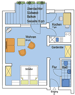 Plan von Wohnung C